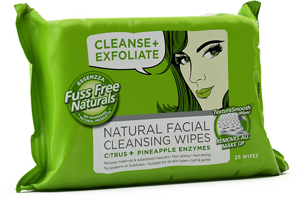 Fuss Free Cleanse & Exfoliate Wipes