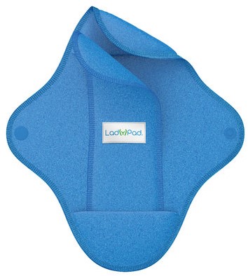 LadyPad Wasbaar maandverband & liner Blauw - Medium