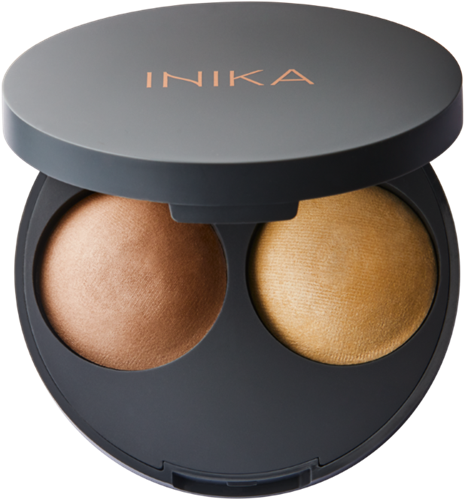 INIKA Organic Baked Contour Duo - Almond