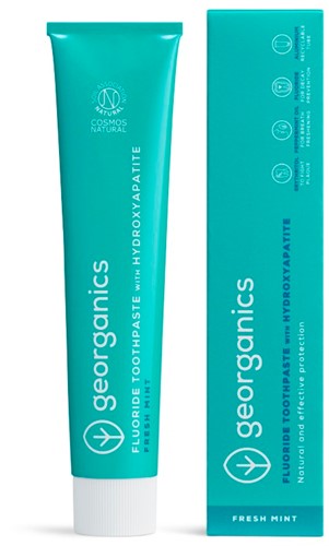 Georganics Fluoride Tandpasta Tube - Frisse Munt