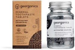 Georganics Minerale Tandpasta Tabletten - Actieve Kool