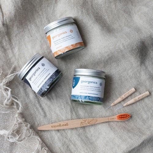 Georganics Mineraalrijke tandpasta - Engelse pepermunt-2