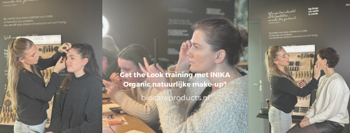 Get the Look training met INIKA Organic natuurlijke make-up