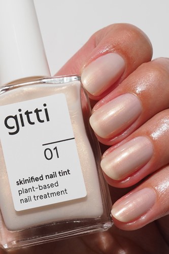 gitti Skinified Nail Tint no. 01 - Cream Blush-2