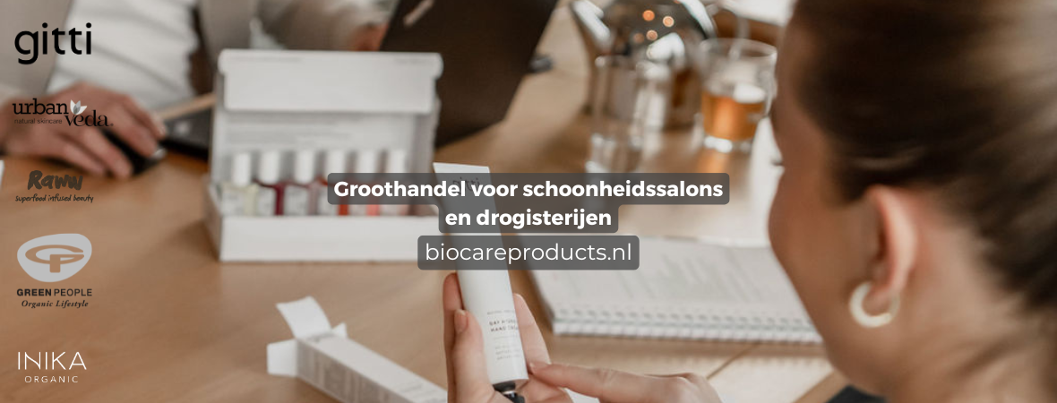 Biologische groothandel voor schoonheidssalon en drogisterij