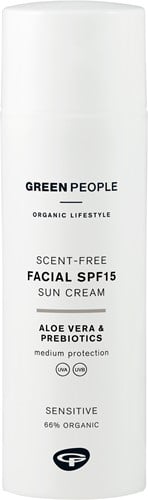 Green People Scent Free SPF15 Facial Suncream – 50ml