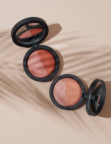 INIKA Baked Blush Duo - Burnt Peach-3