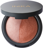 INIKA Organic Baked Blush Duo - Pink Tickle
