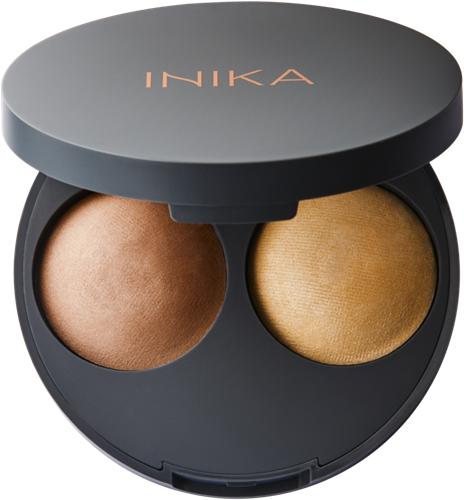 INIKA Baked Contour Duo - Almond - TESTER