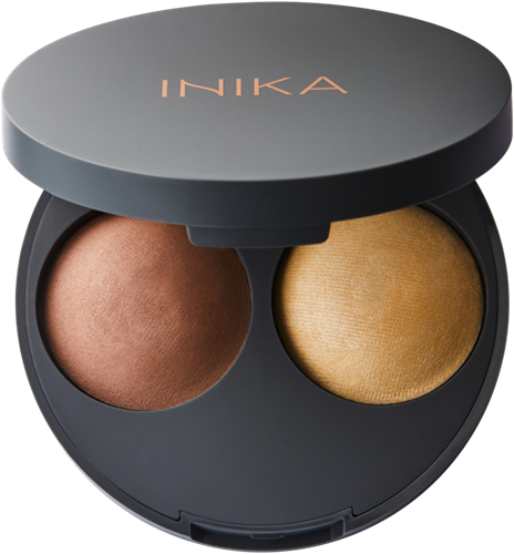 INIKA Baked Contour Duo - Teak - TESTER