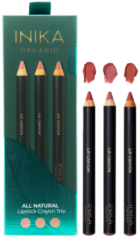 INIKA All Natural Lip Crayon Trio