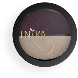 INIKA Pressed Mineral Eye Shadow Duos - Plum & Pearl