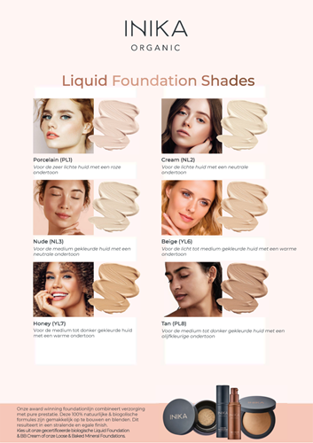 INIKA Organic Liquid Foundation - Porcelain-3