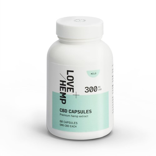 Love Hemp 300mg CBD Capsules 