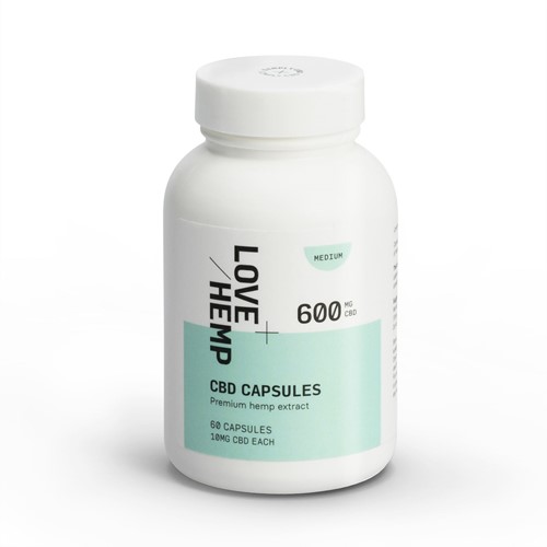 Love Hemp 600mg CBD Capsules 