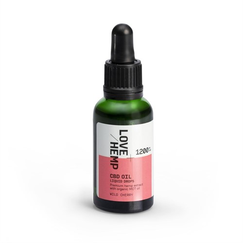 Love Hemp 1200mg 4% CBD Oil – 30ml Wild Cherry