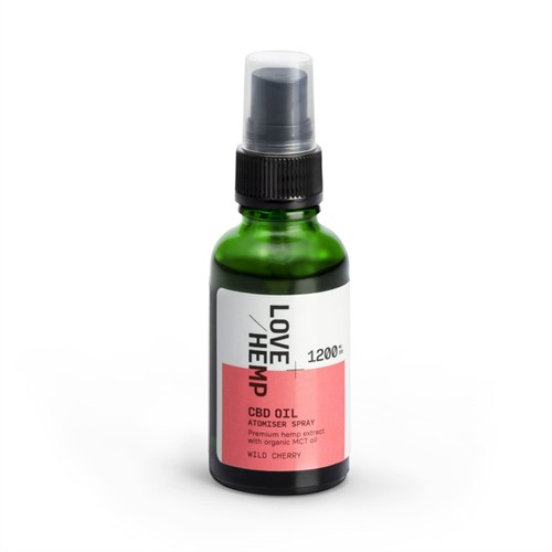 Love Hemp 1200mg 4% CBD Oil Spray – Wild Cherry