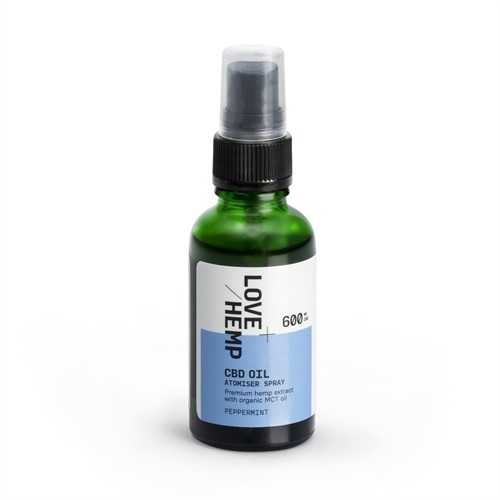 Love Hemp 600mg 2% CBD Oil Spray – Peppermint