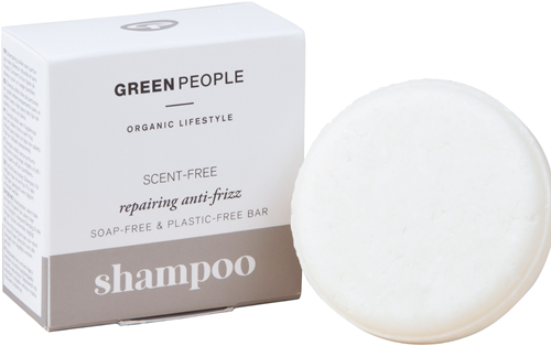 Green People Parfumvrij Repairing Anti-Frizz Shampoo Bar